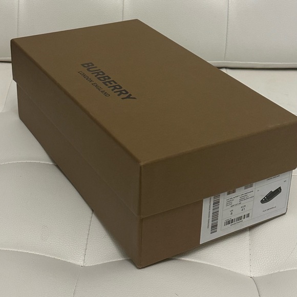 BURBERRY BIRCH BROWN CHECK ESPADRILLES FLAT CASUAL SHOES 41/US 10 - Picture 11 of 15